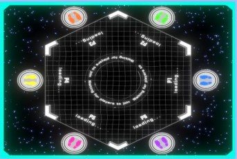 Hexagon Brawl AR floor game
