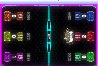 Laser Rope AR floor game