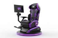 Single-seat VR gaming pod machine