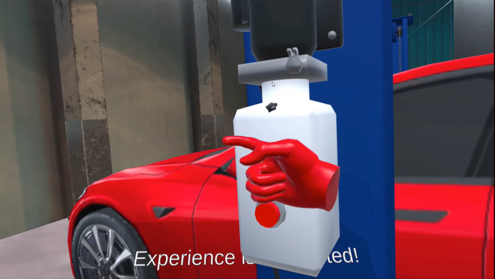 Automotive electronics training in Electric Vehicle Training Simulator, focusing on EV system components and diagnostics