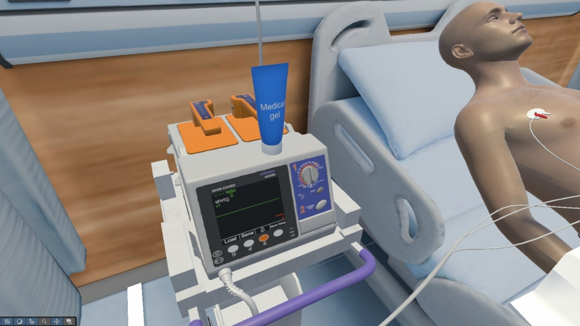 Hospital-based electric CPR VR project
