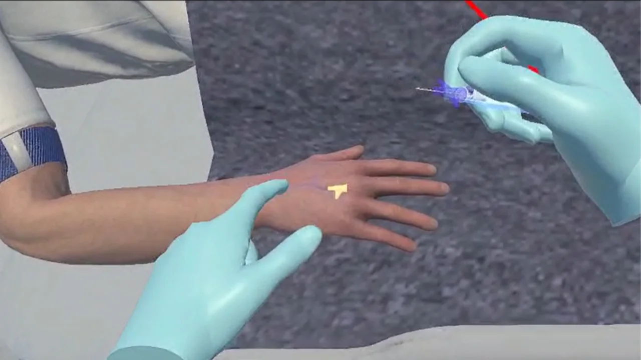 Medication Allergy VR nursing scenario