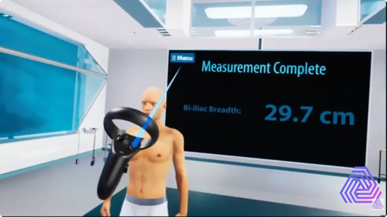 Bi-iliac Breadth VR nursing scenario