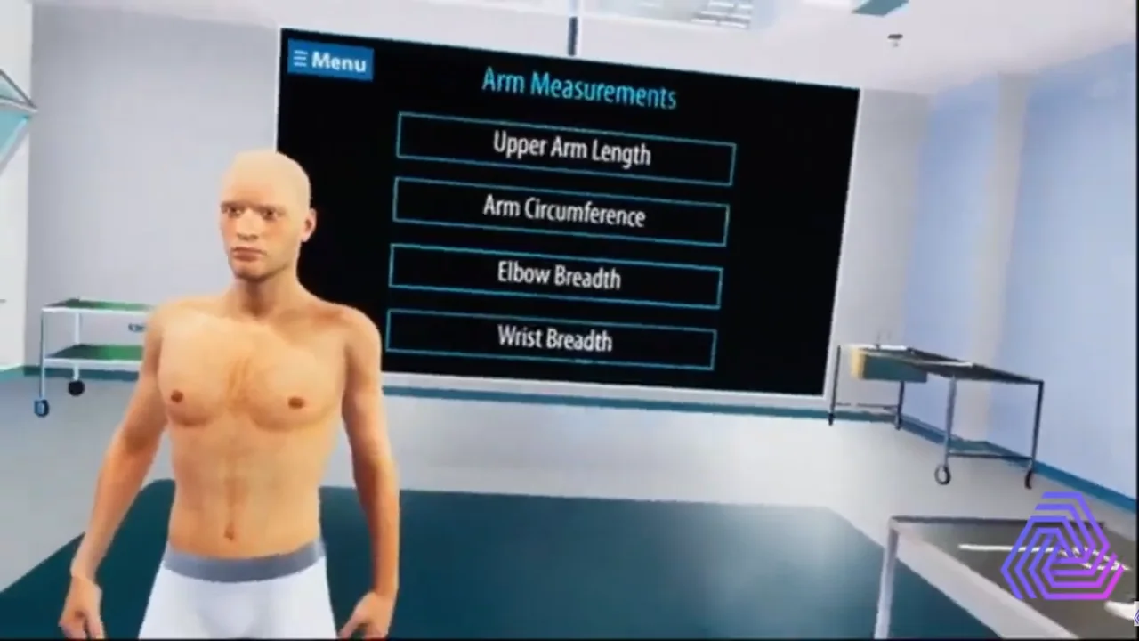 Triceps Skinfold VR nursing scenario