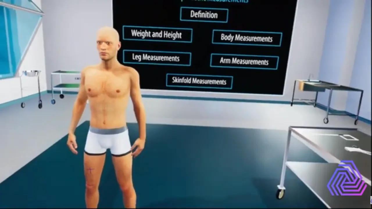 Anthropometric Measurements VR nursing simulation by ASFAN