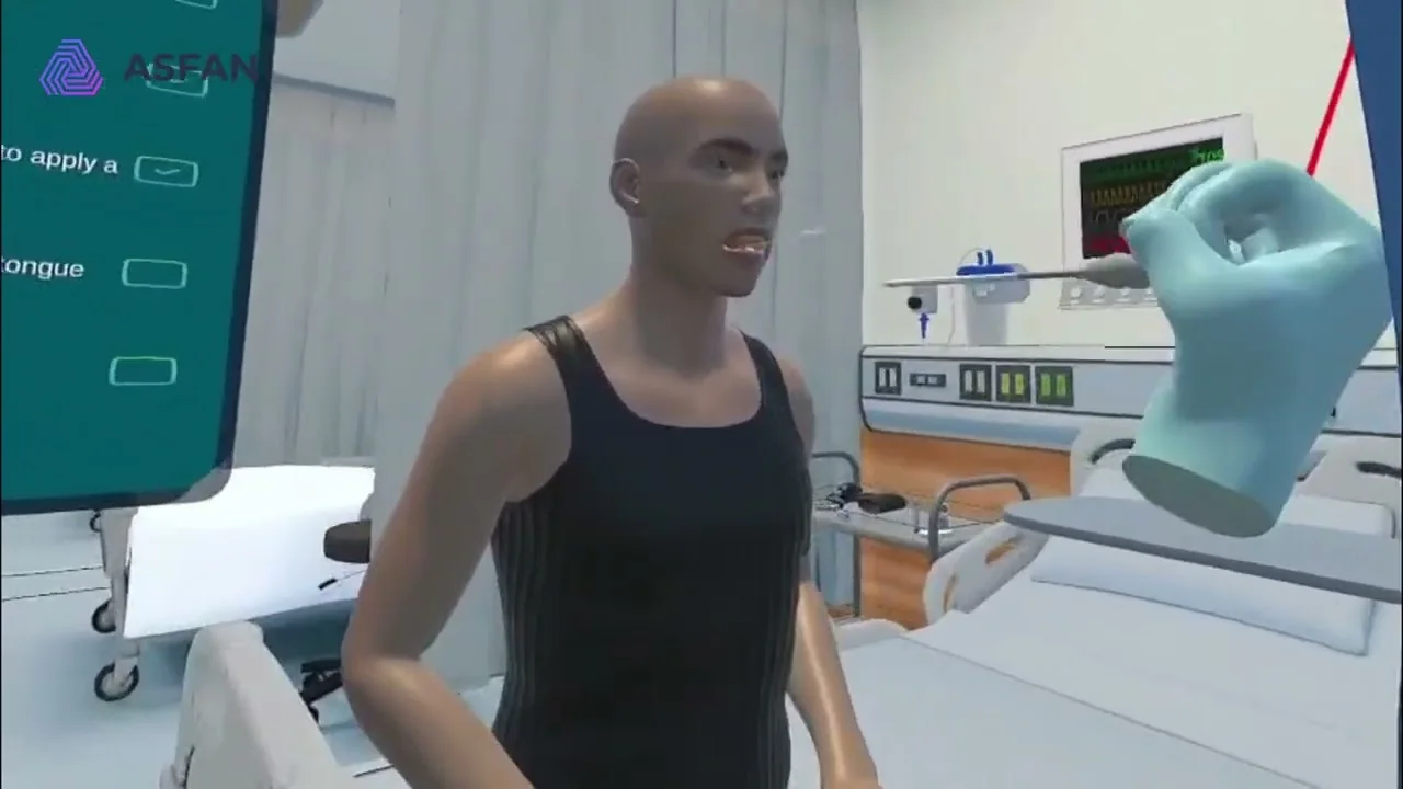 Temperature Measurement VR nursing scenario by ASFAN