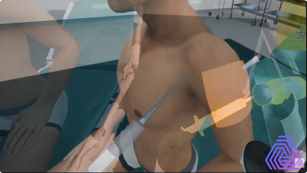 Subcutaneous Injection VR nursing scenario