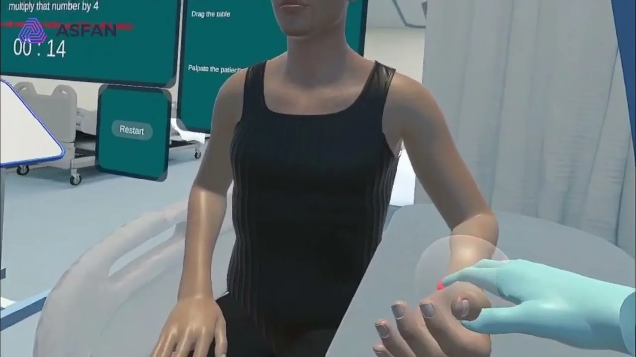 Pulse Rate VR nursing scenario by ASFAN