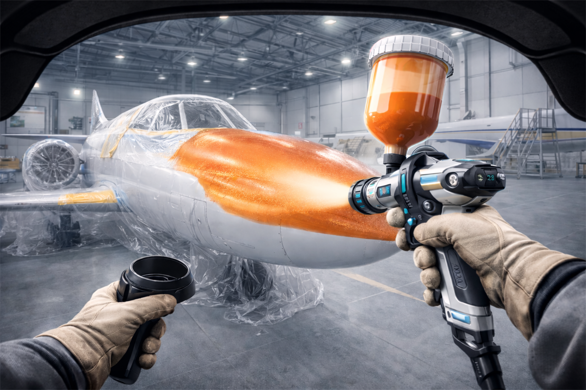 Aircraft surfaces illustration