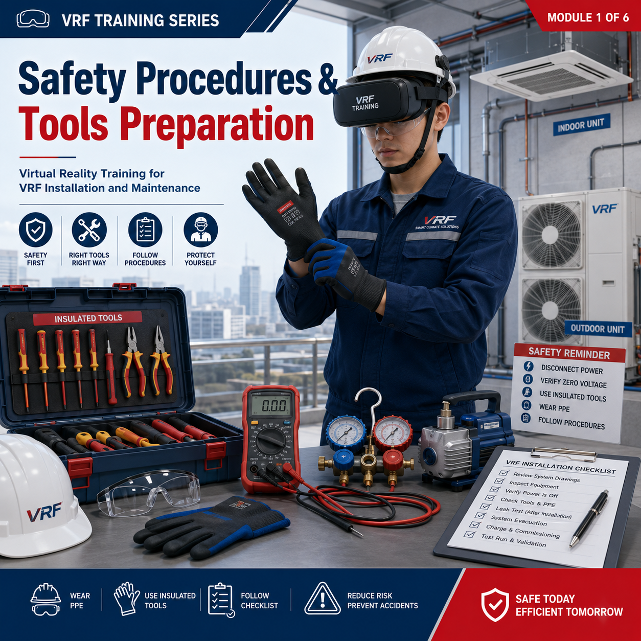Safety Procedures & Tools Preparation