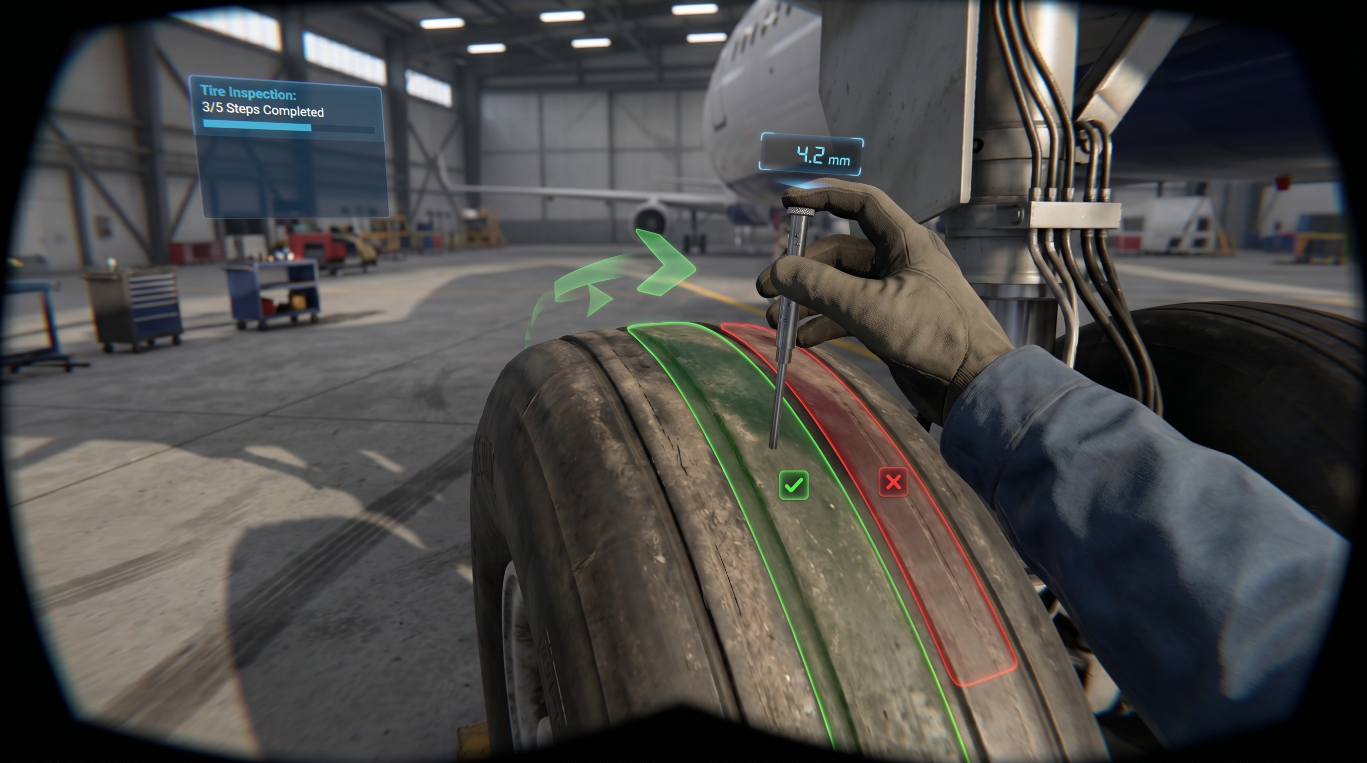 Tire Depth Inspection