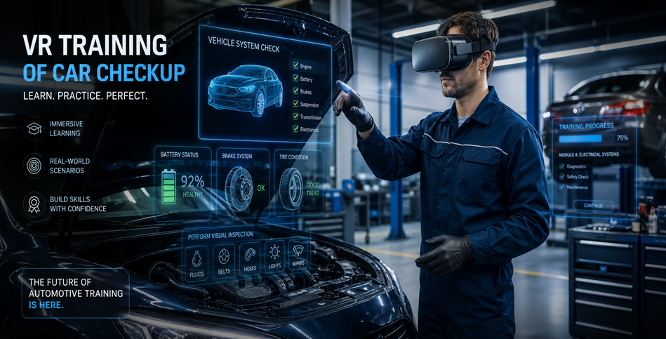 VR Training of Car Checkup