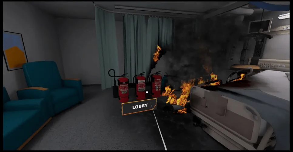 السلامة من الحرائق VR