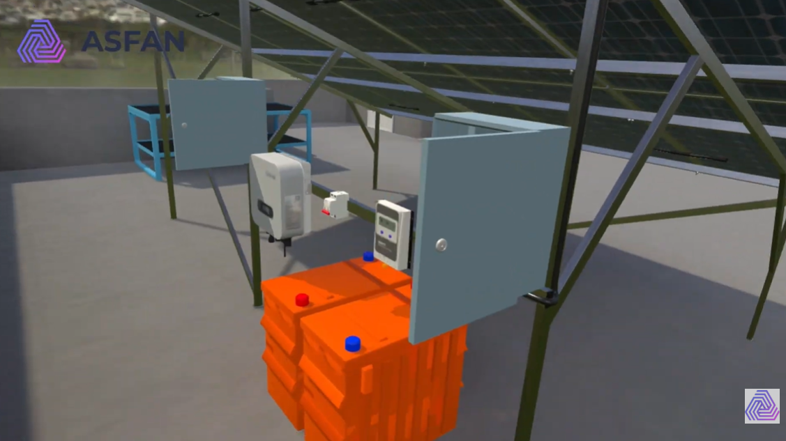 Off-grid solar VR project preview