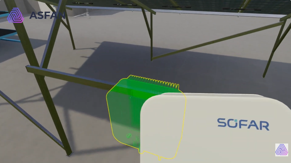 On-grid solar VR project preview