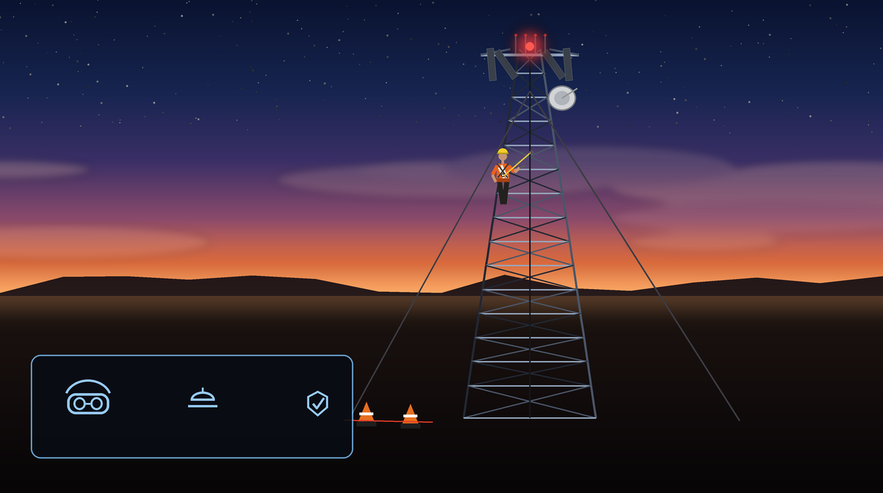 Communication Towers Safety VR Simulation Training